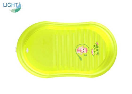 Material inflável livre do PVC do padrão europeu da banheira do bebê da função BPA da música